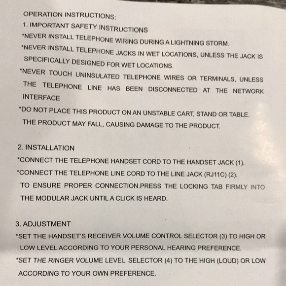 ANTIQUE  (REPLICA) DESK PHONE ELECTRIC W/ORIGINAL BOX & MANUAL (Christmas gift) - Picture 10 of 13
